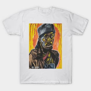 The Wire - "Man Got To Have A Code" Omar Little portrait (original) T-Shirt